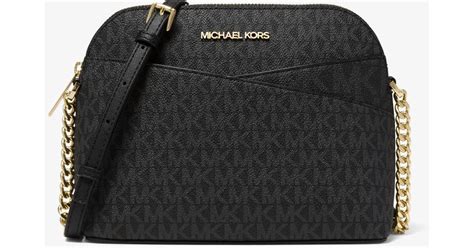 michael kors medium june top zip crossbody|Jet Set Travel Medium Signature Logo Dome Crossbody Bag.